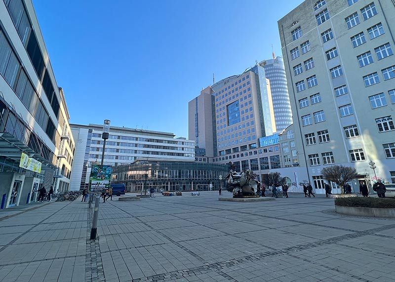Der Ernst-Abbe-Platz in Jena soll umgestaltet werden.