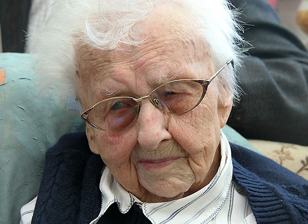 Stolzes Jubiläum: Hildegard Stephany aus Neulobeda feierte am Montag ihren 108. Geburtstag.