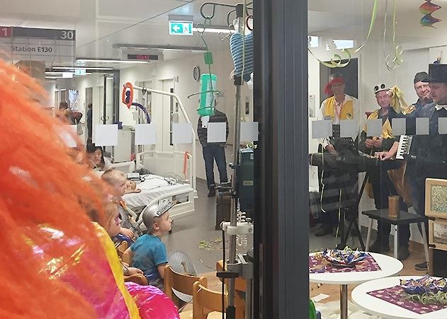 LNT feierte Fasching mit Patienten der Kinderklinik im Uniklinikum Jena.