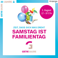 Goethe Galerie Jena - Familiensamstag August 2026
