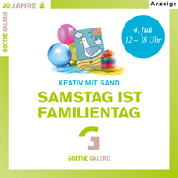 Goethe Galerie Jena - Familiensamstag Juli 2026