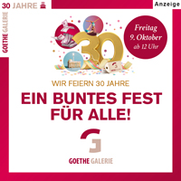 Goethe Galerie Jena - Geburtstag