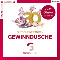 Goethe Galerie Jena - Gewinndusche