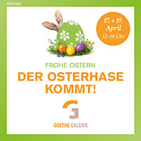 Goethe Galerie Jena - Osterhase kommt