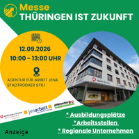 Jenarbeit - Messe Thüringen ist Zukunft