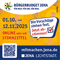 Stadt Jena - Bürgerbudget 2025