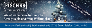 Autohaus Fischer - Weihnachtsgrüße