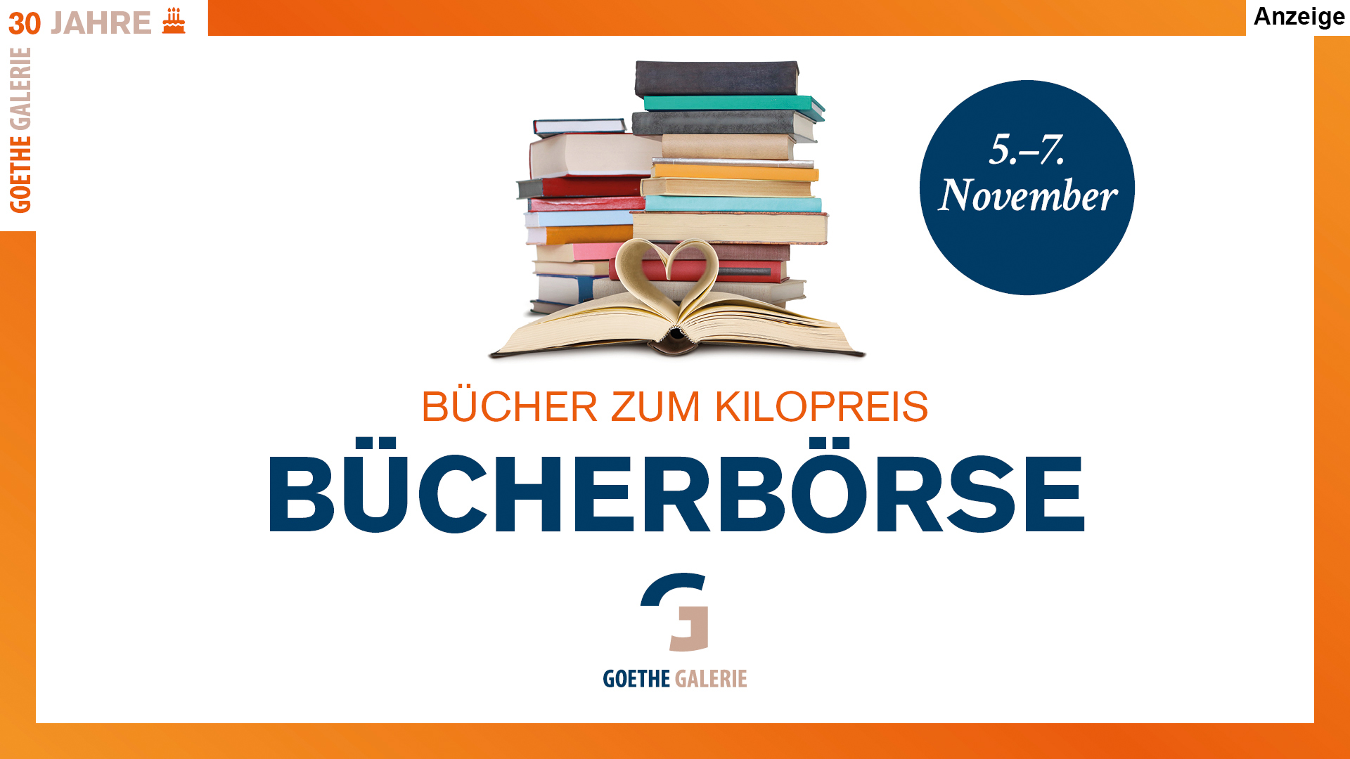 Goethe Galerie Jena - Bücherbörse November 2026