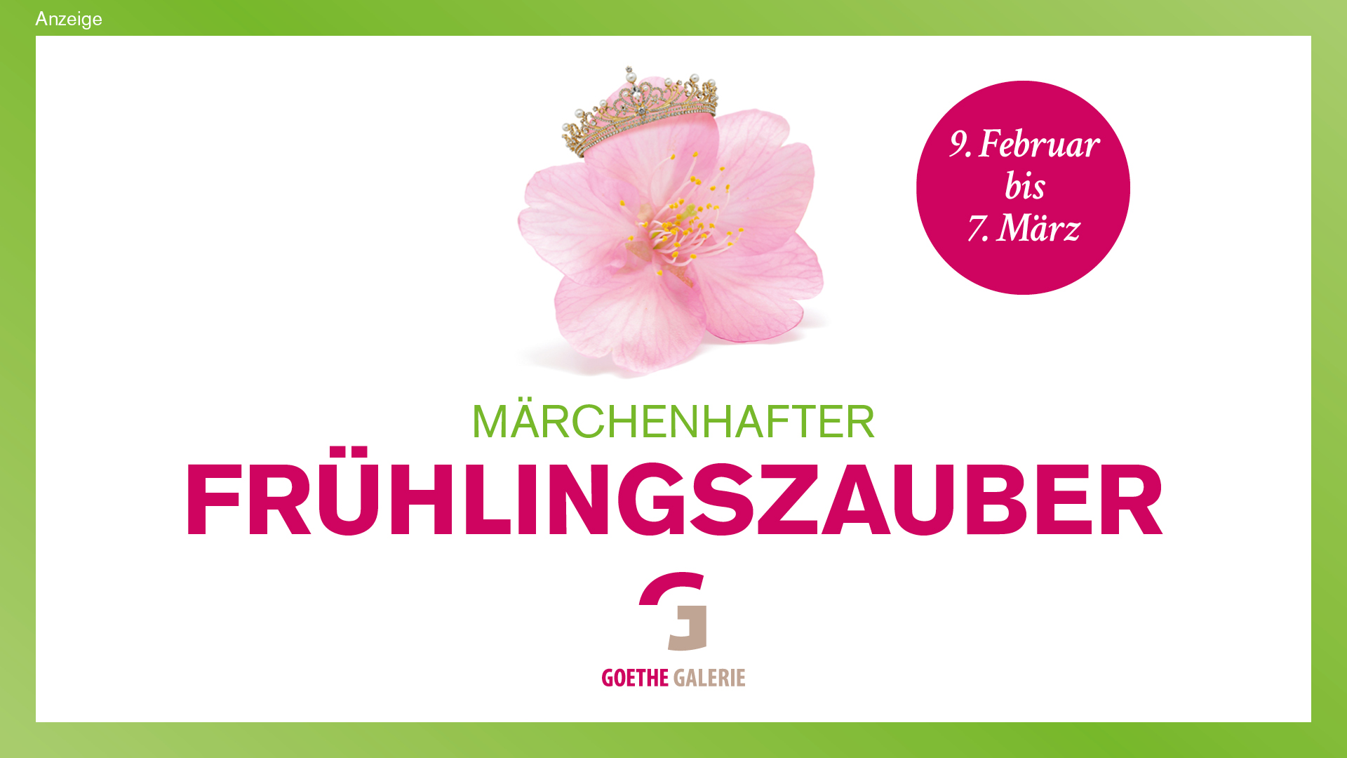 Goethe Galerie Jena - Frühjahrsdeko 2026