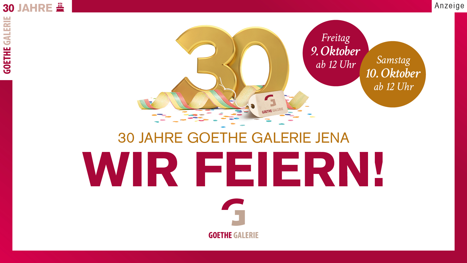 Goethe Galerie Jena - Geburtstag