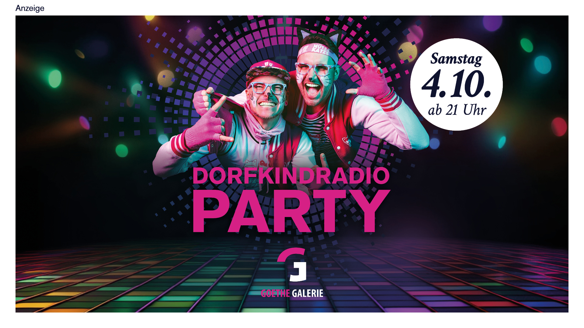 Goethe Galerie Jena - 90er Party