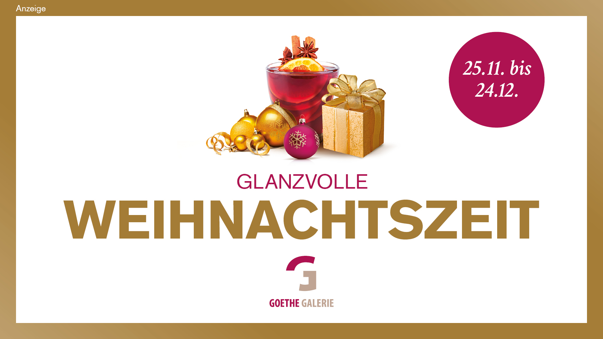Goethe Galerie Weihnachtszeit