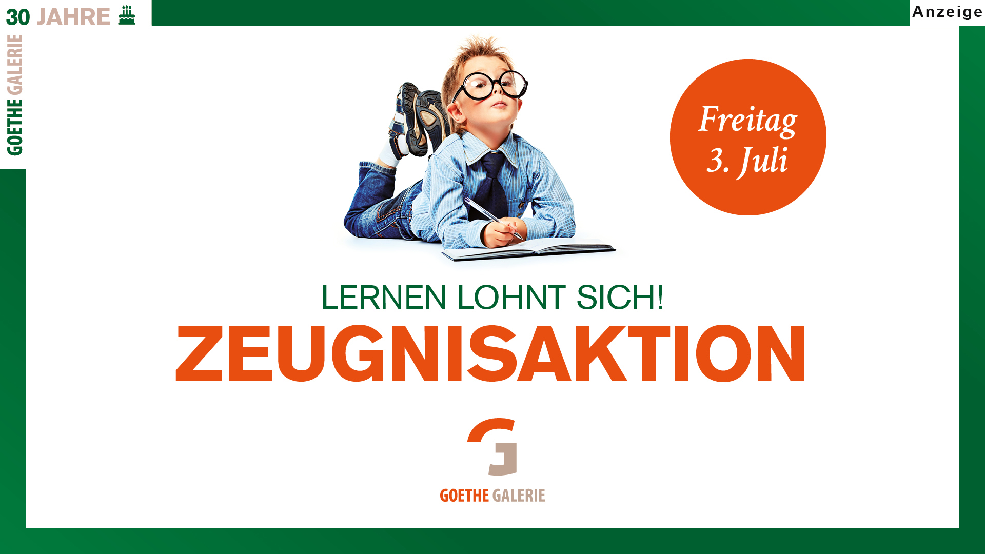 Goethe Galerie Jena - Zeugnisaktion