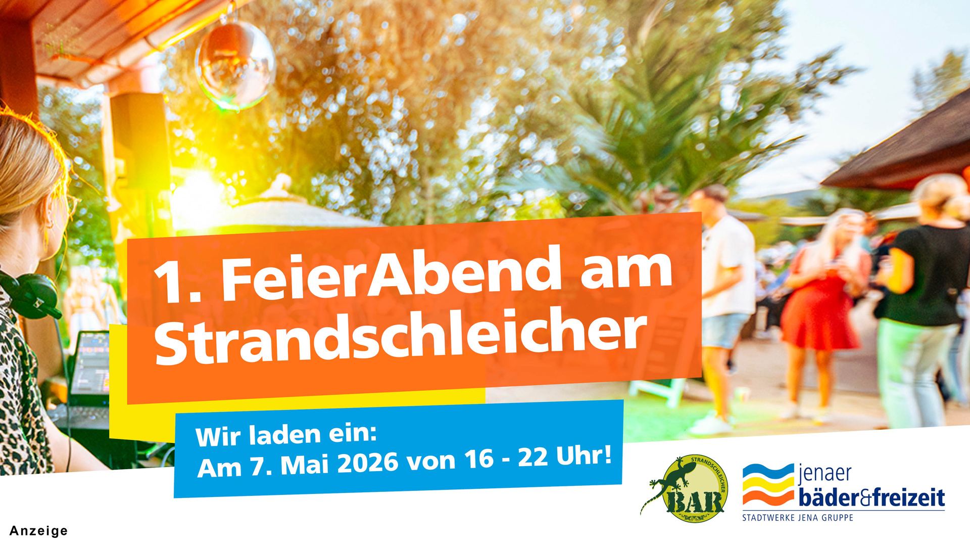 Jenaer Bäder - FeierAbend am Strandschleicher