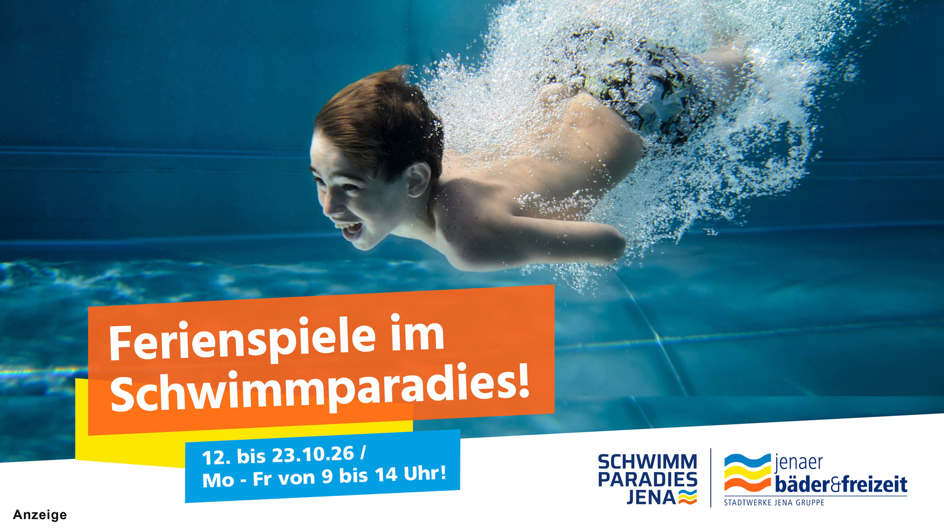 Jenaer Bäder - Ferienspiele Herbst 2026