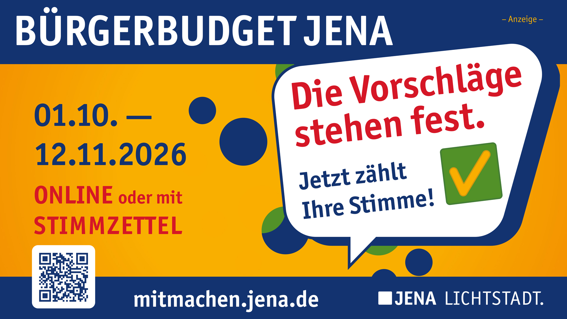 Stadt Jena - Bürgerbudget 2026