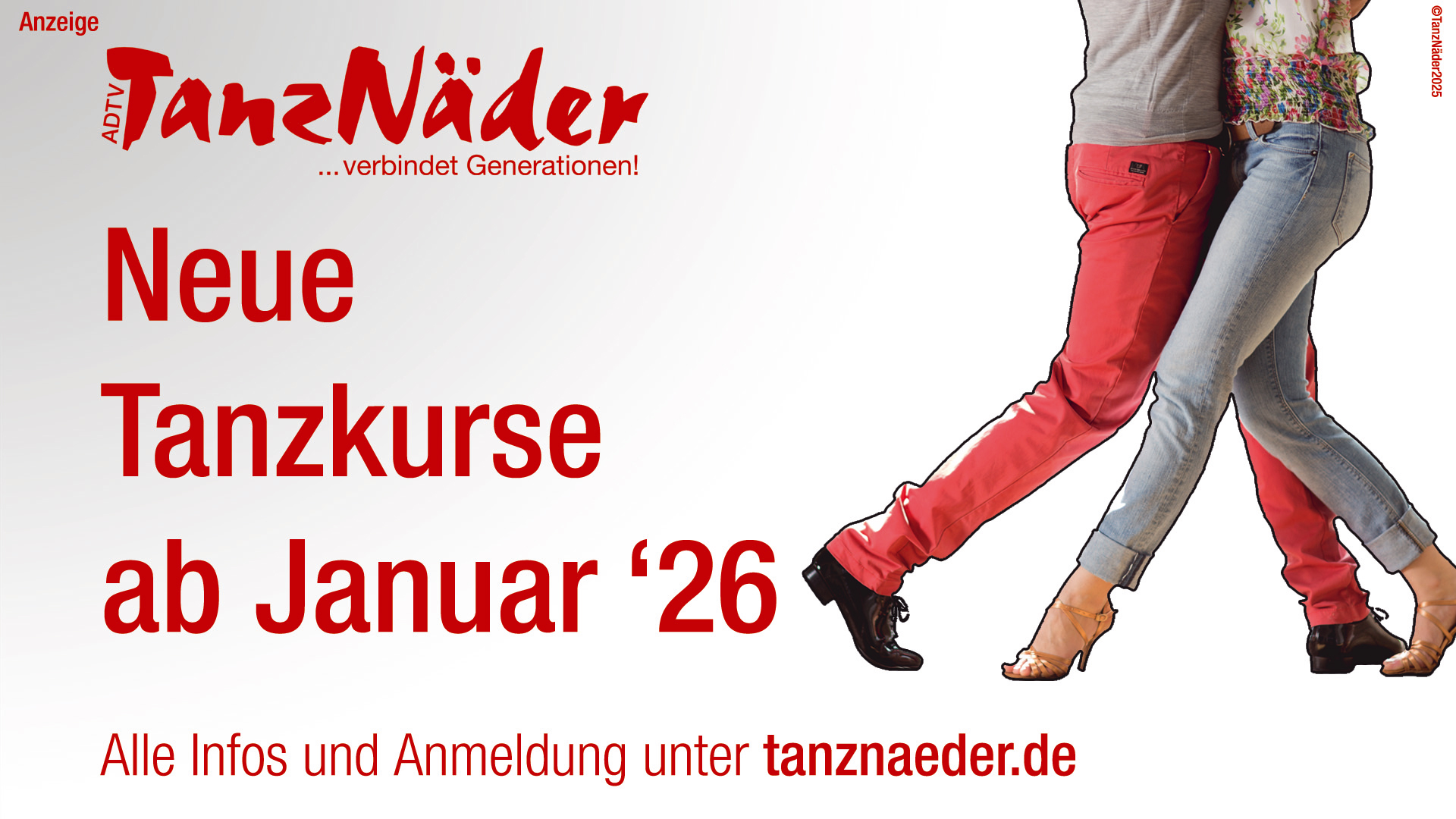 Tanzschule Näder - Neue Tanzkurse