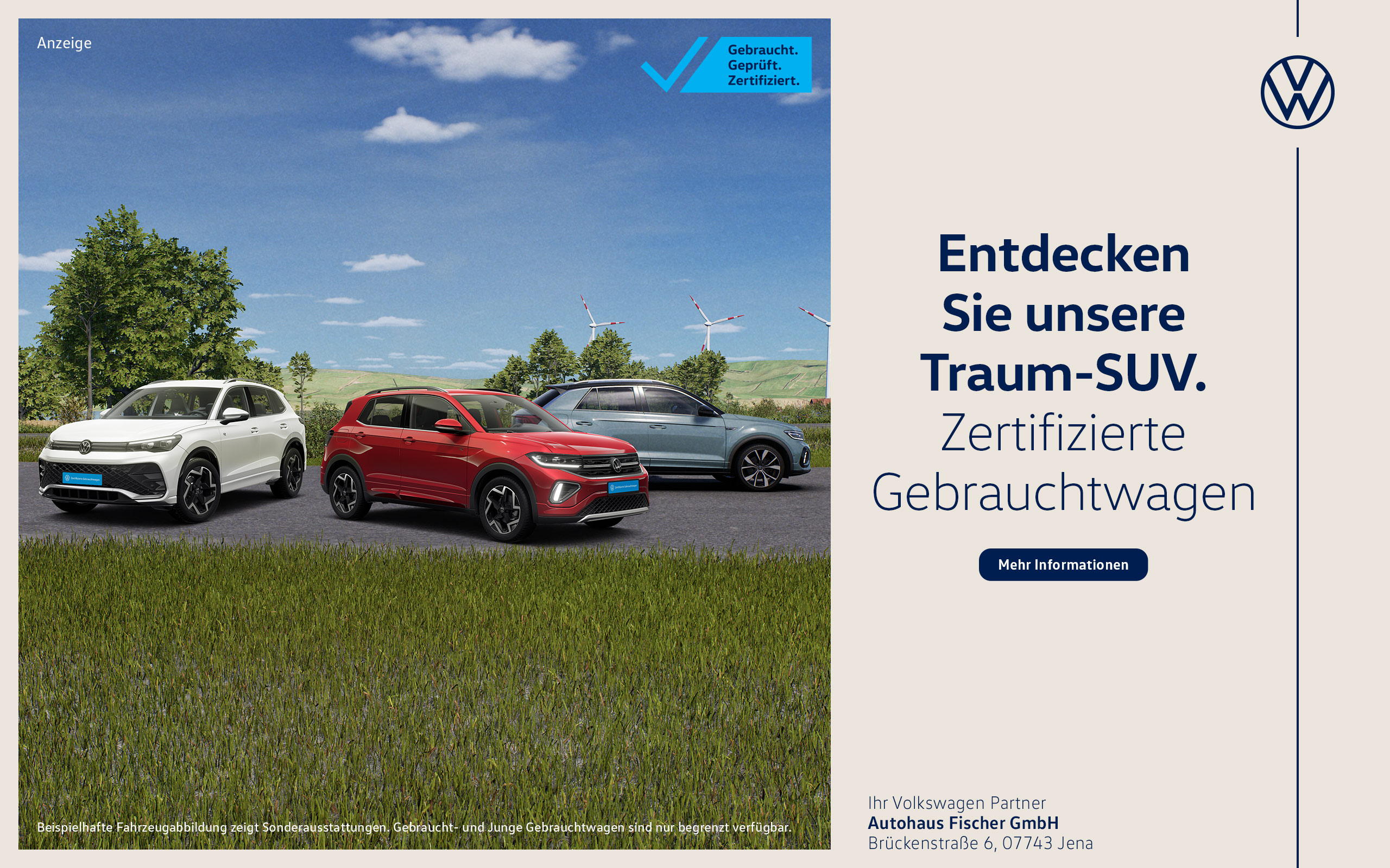 Autohaus Fischer - Gebrauchtwagen VW