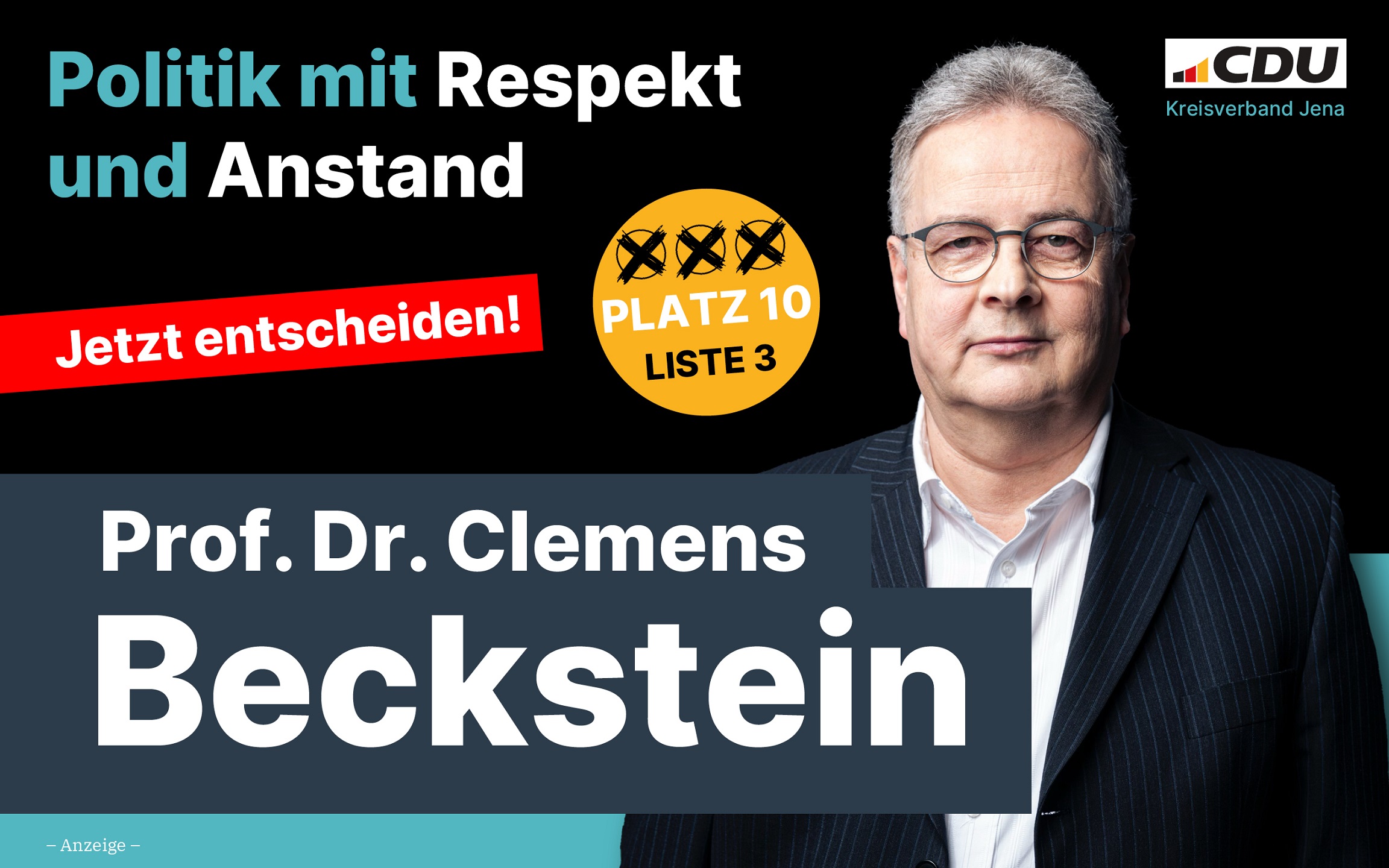 CDU Jena_Wahlwerbung_Beckstein