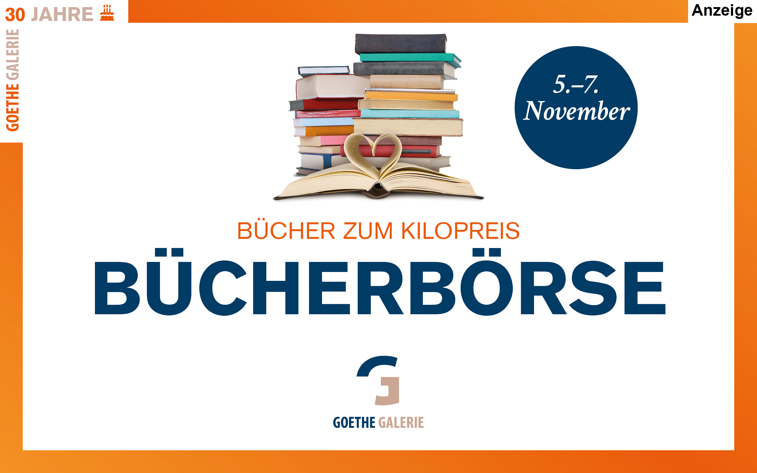 Goethe Galerie Jena - Bücherbörse November 2026