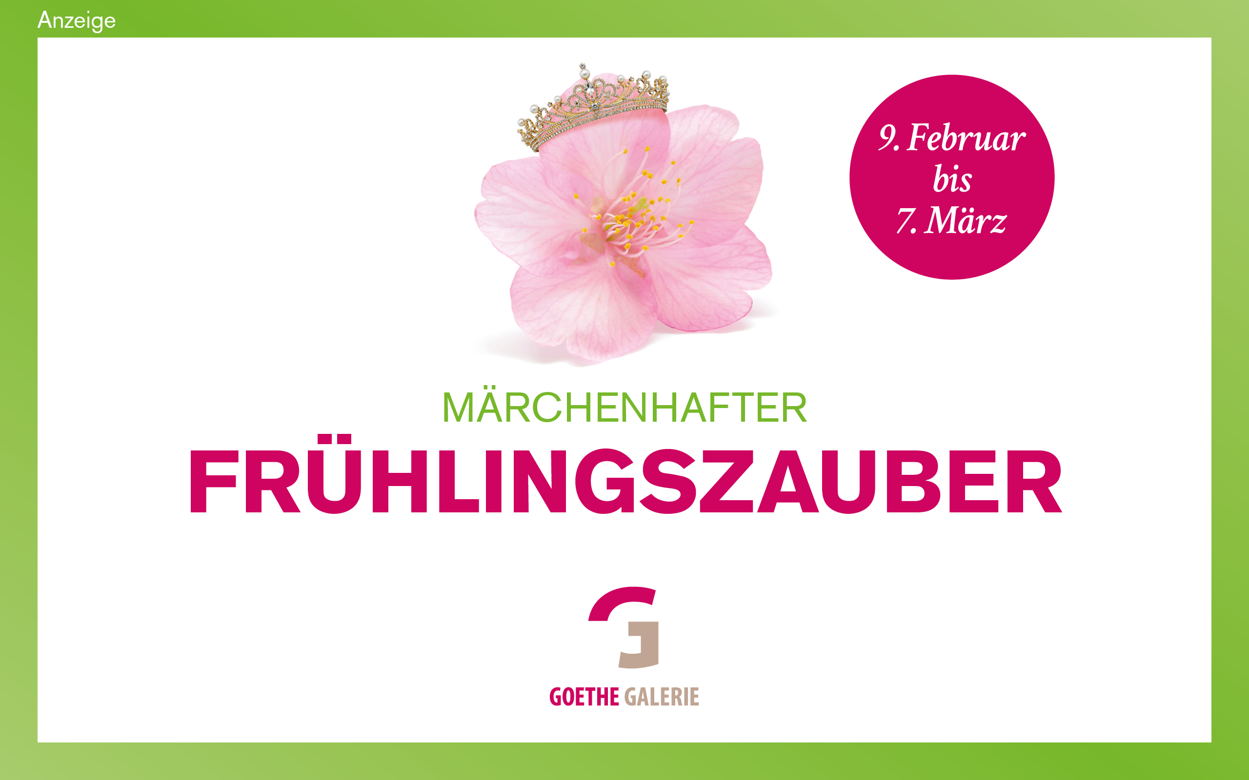 Goethe Galerie Jena - Frühjahrsdeko 2026