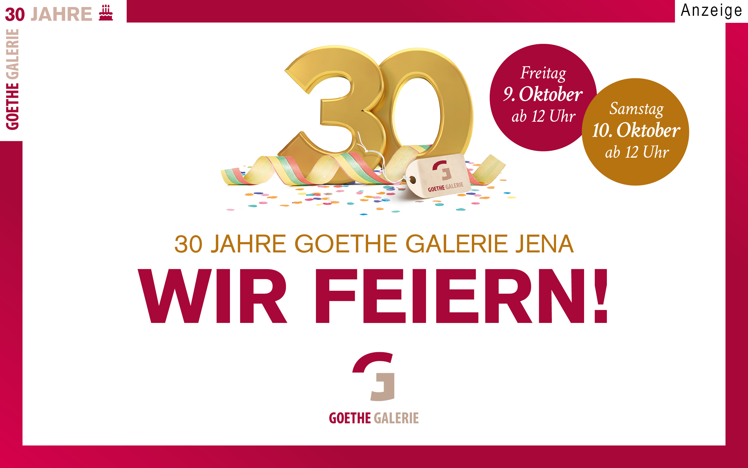 Goethe Galerie Jena - Geburtstag