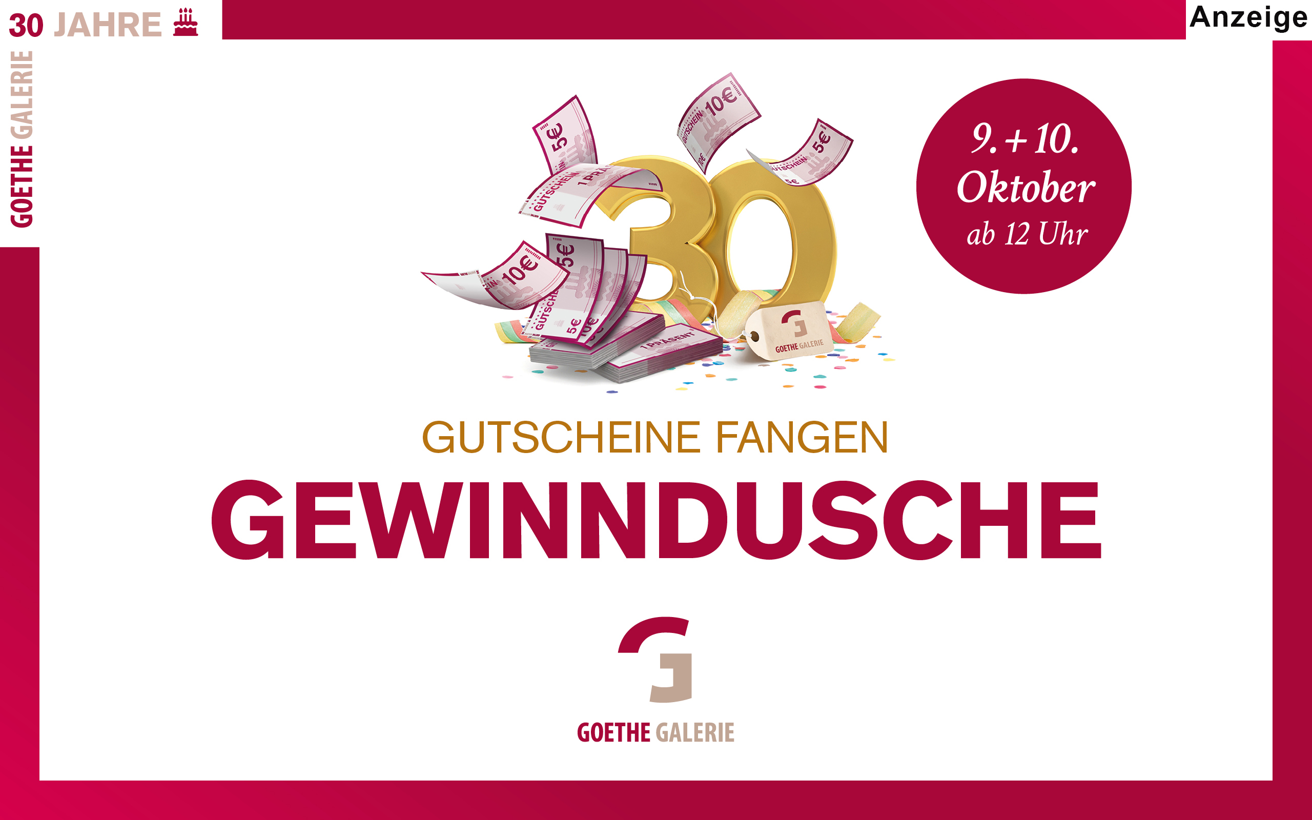 Goethe Galerie Jena - Gewinndusche