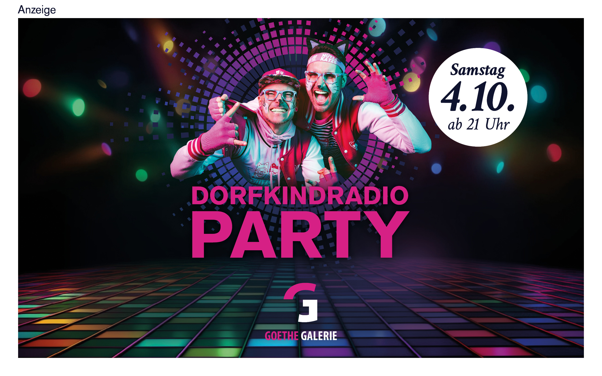Goethe Galerie Jena - 90er Party