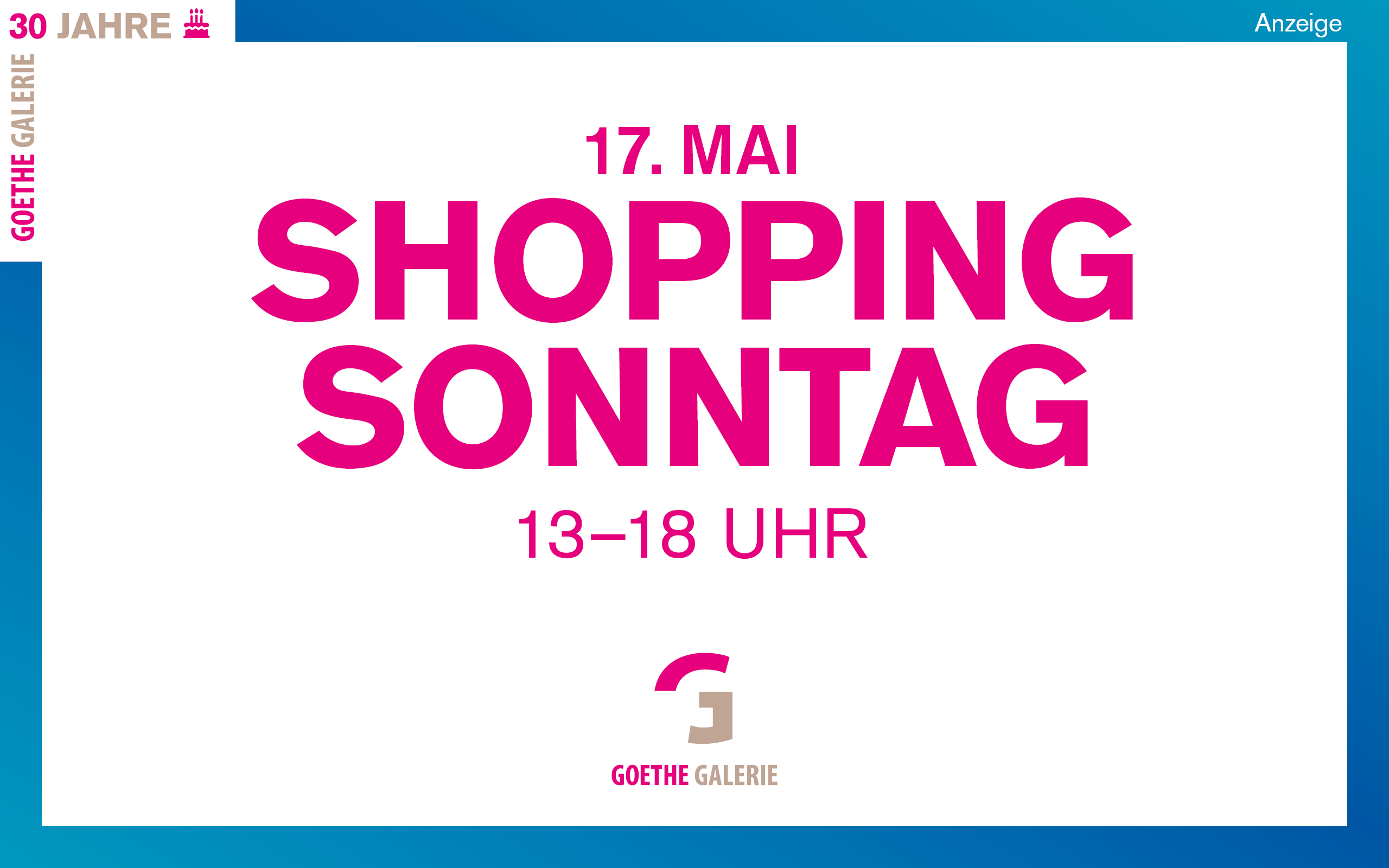Goethe Galerie Jena - Verkaufsoffener Sonntag