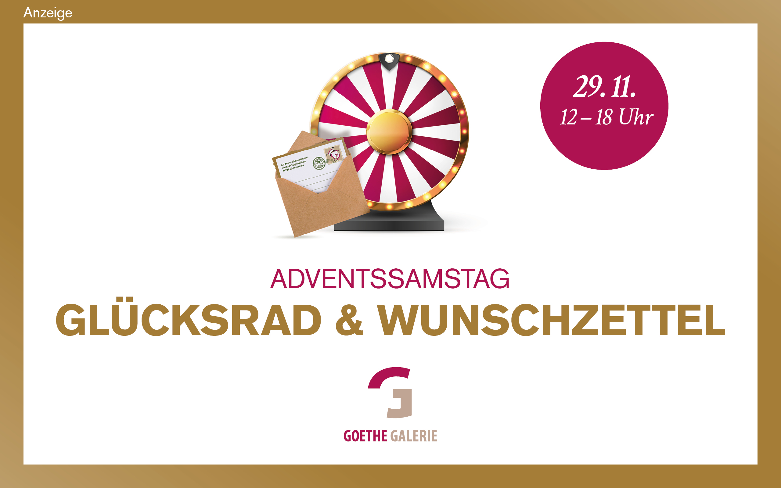 Goethe Galerie Jena - Glücksrad