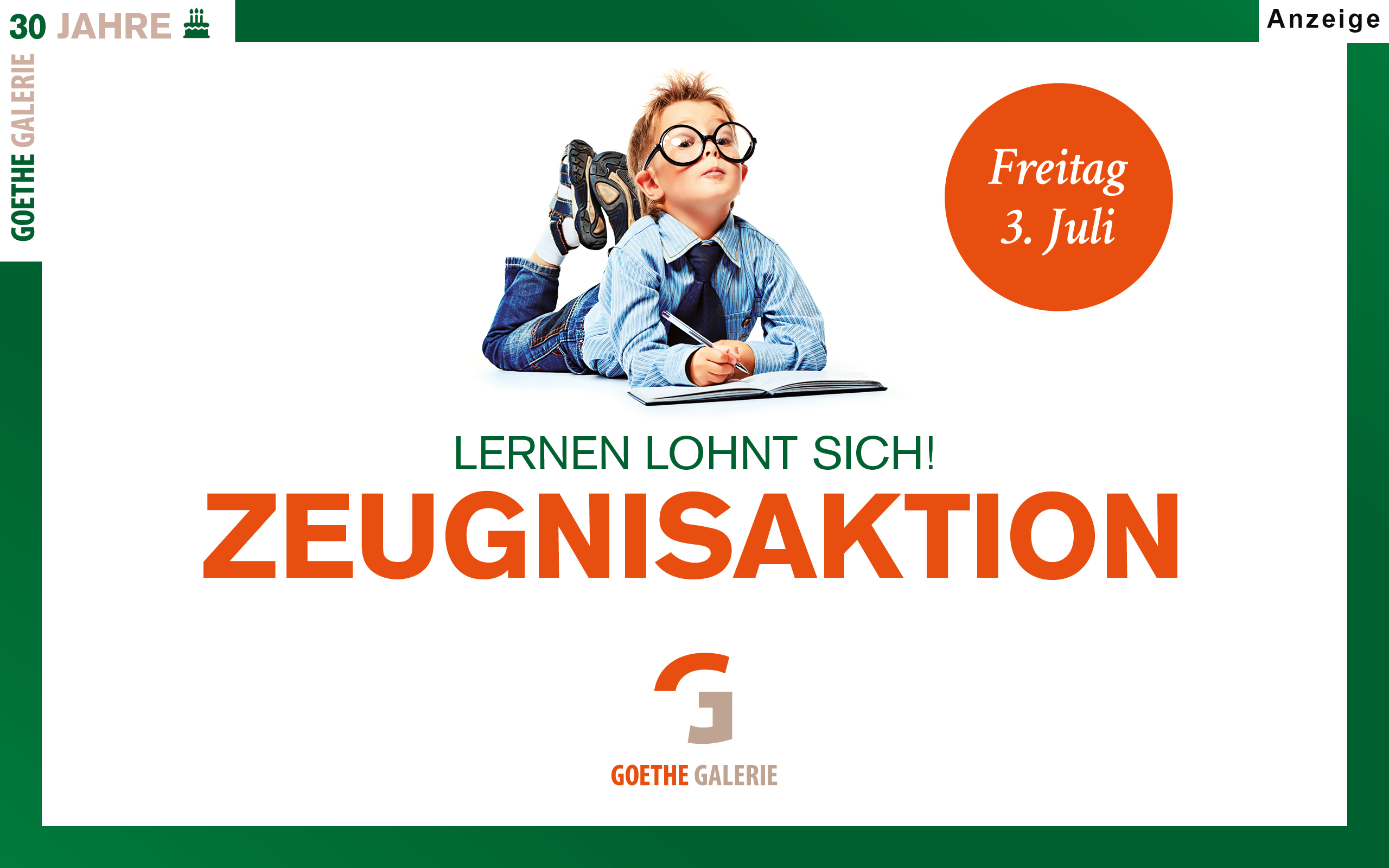 Goethe Galerie Jena - Zeugnisaktion