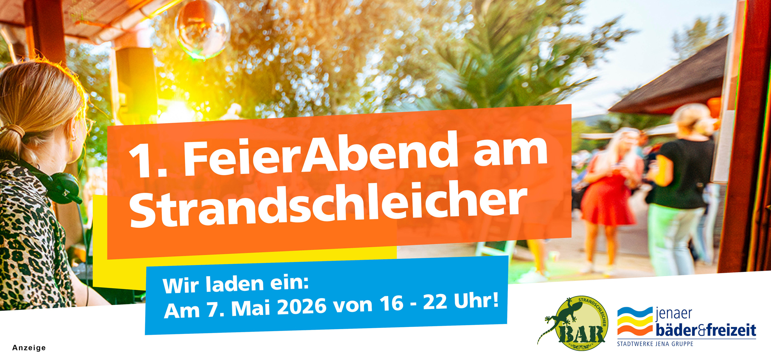 Jenaer Bäder - FeierAbend am Strandschleicher