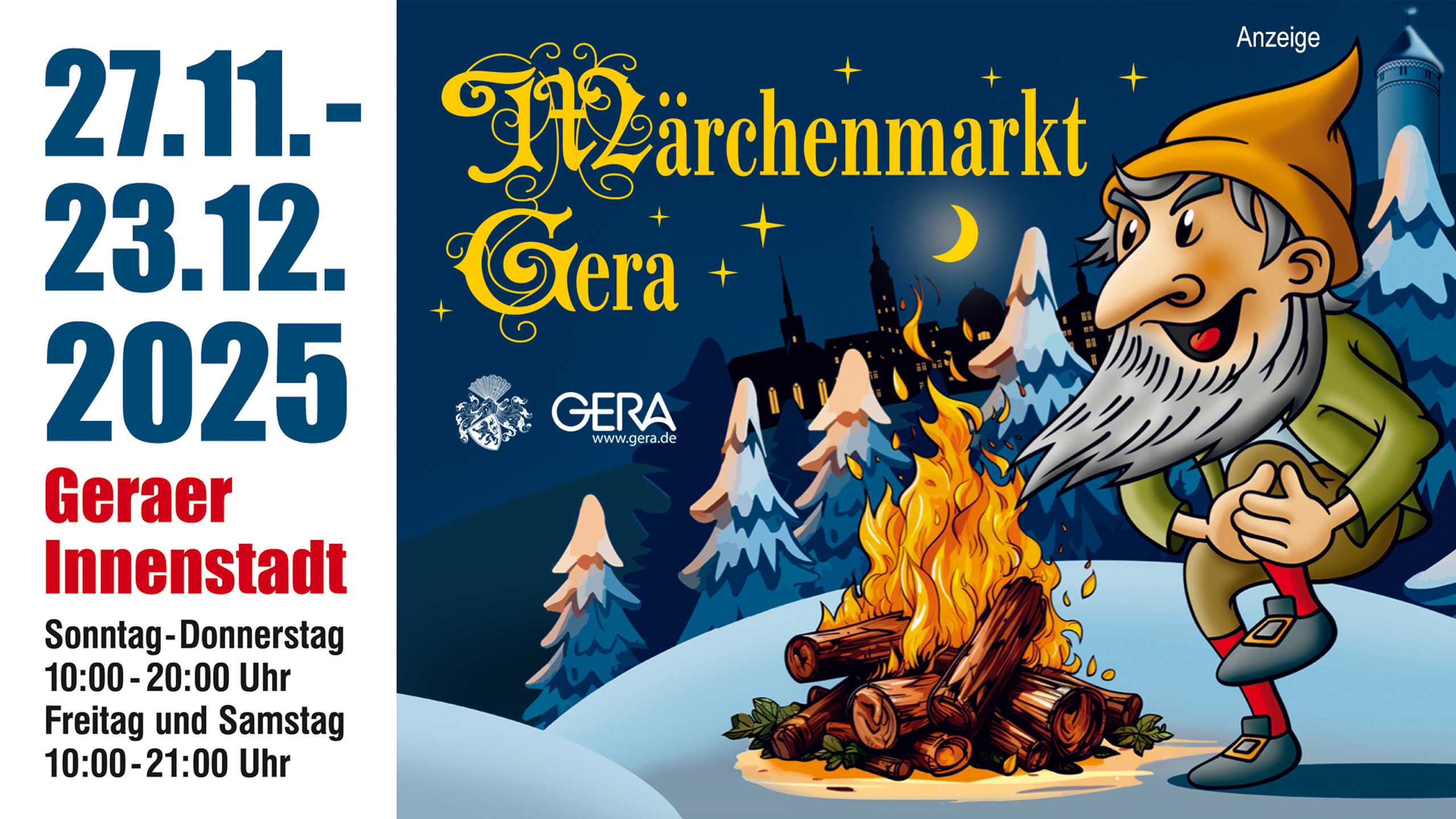 Stadt Gera - Märchenmarkt
