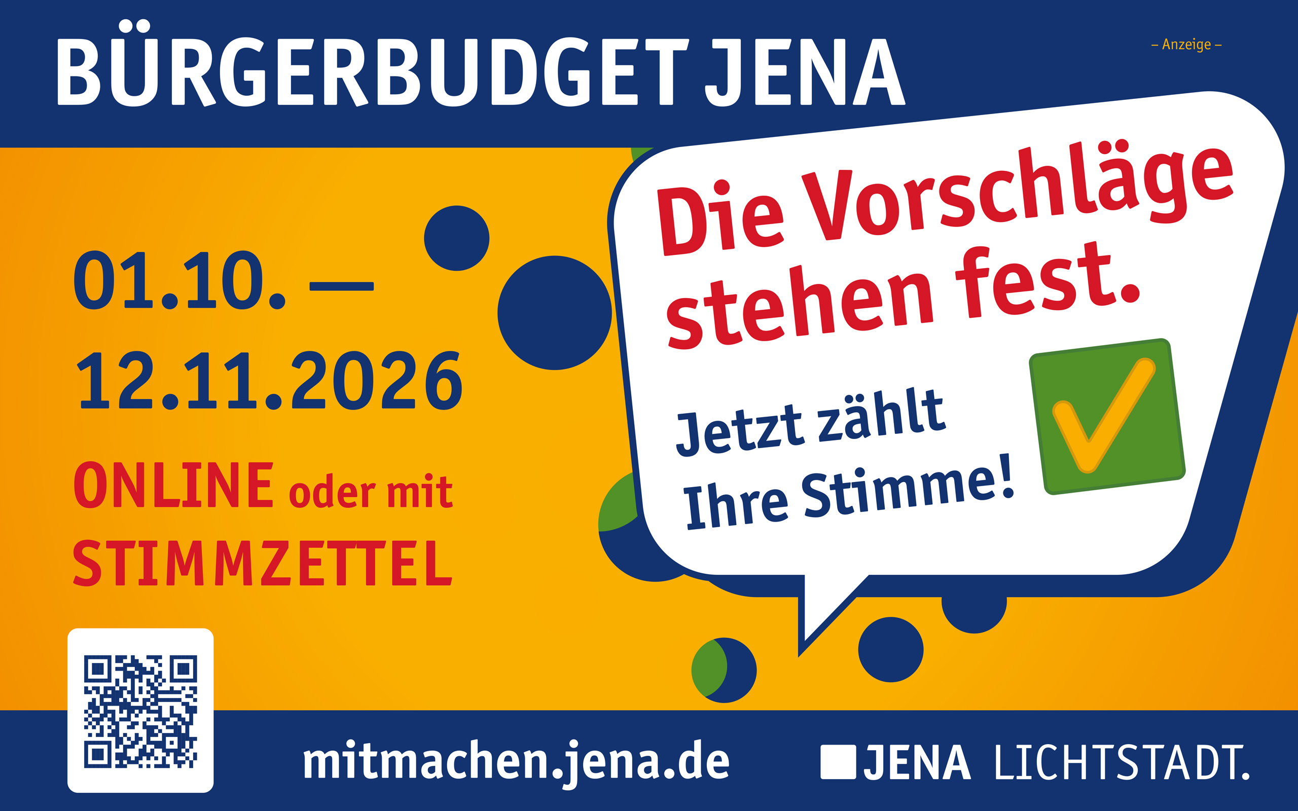 Stadt Jena - Bürgerbudget 2026