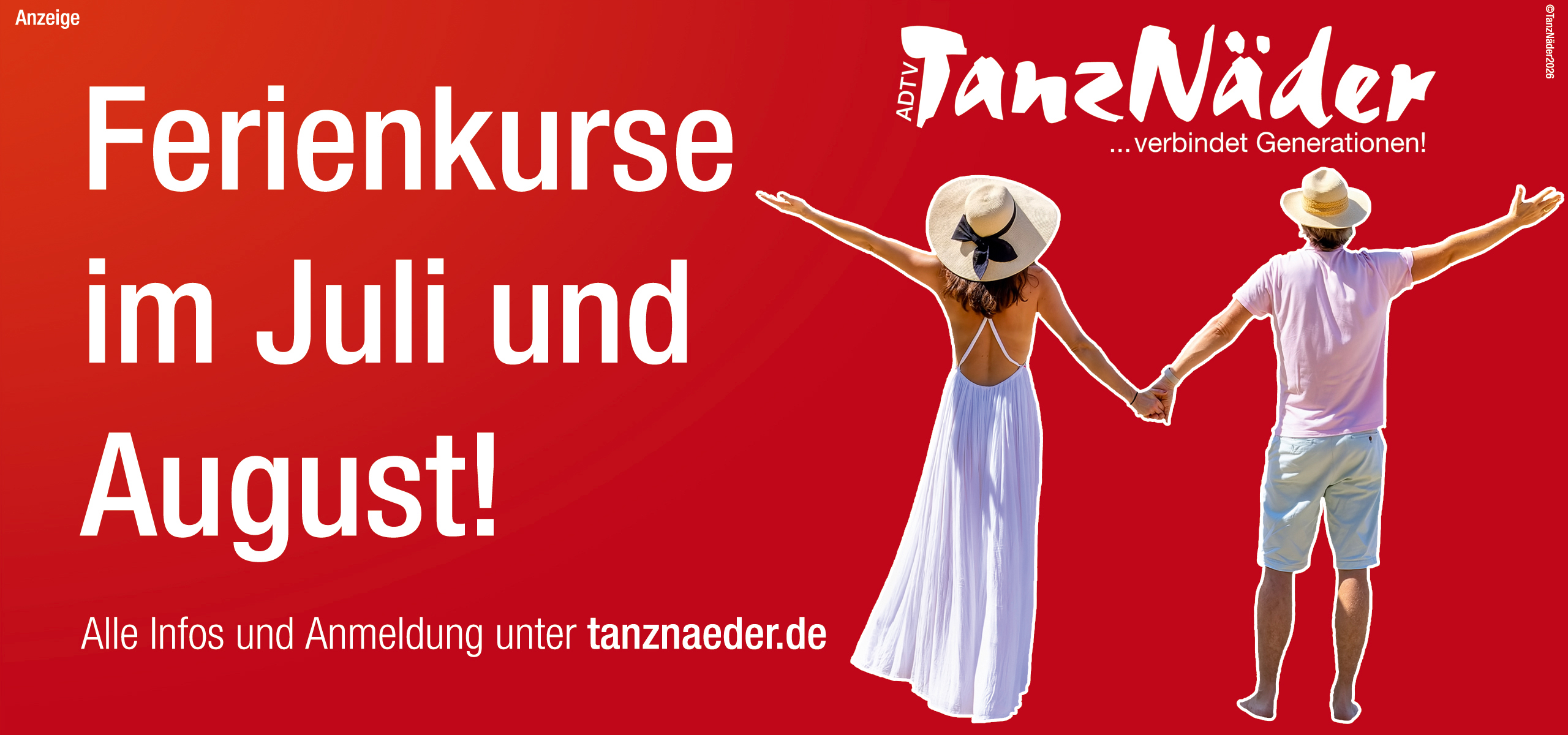 Tanzschule Näder - Ferienkurse im Juli und August