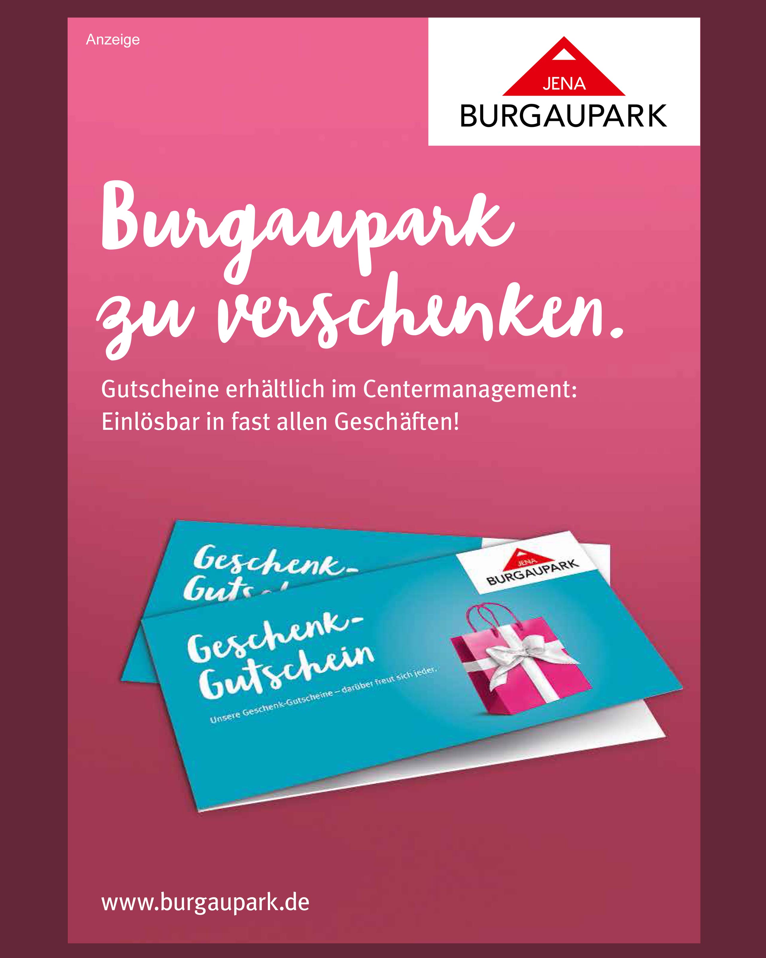 Burgaupark - Gutscheine