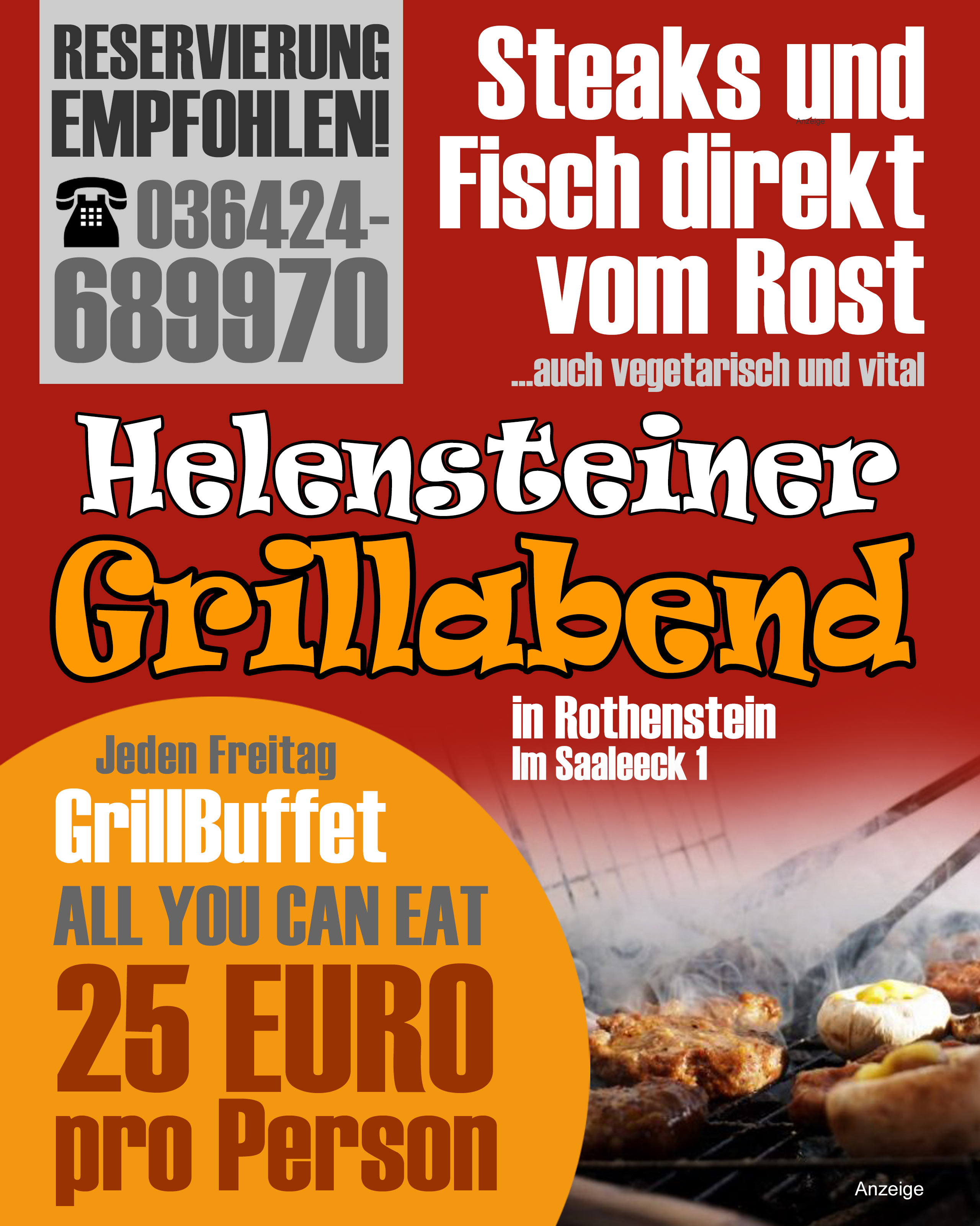 Gaststätte Helenenstein - Grillabend