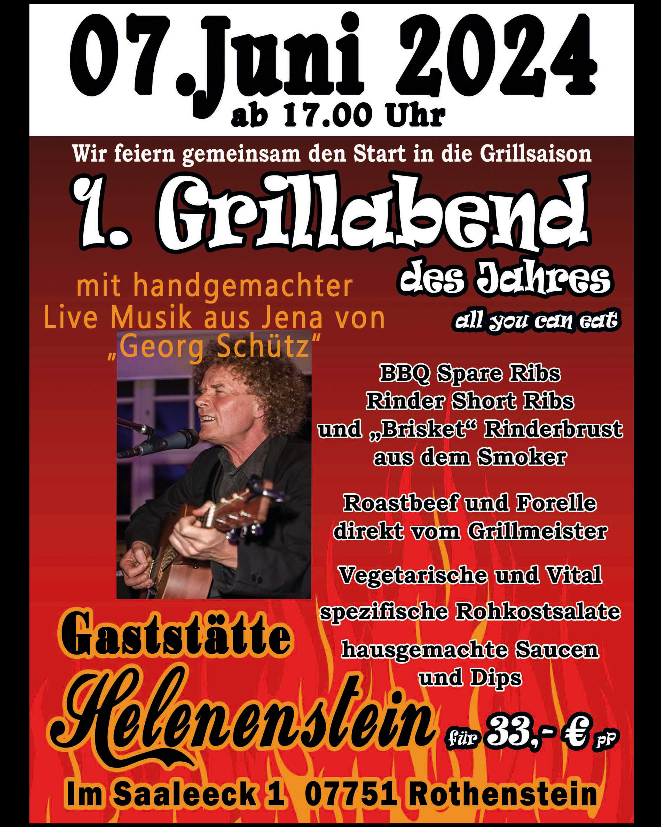 Gaststätte Helenenstein - Grillabend
