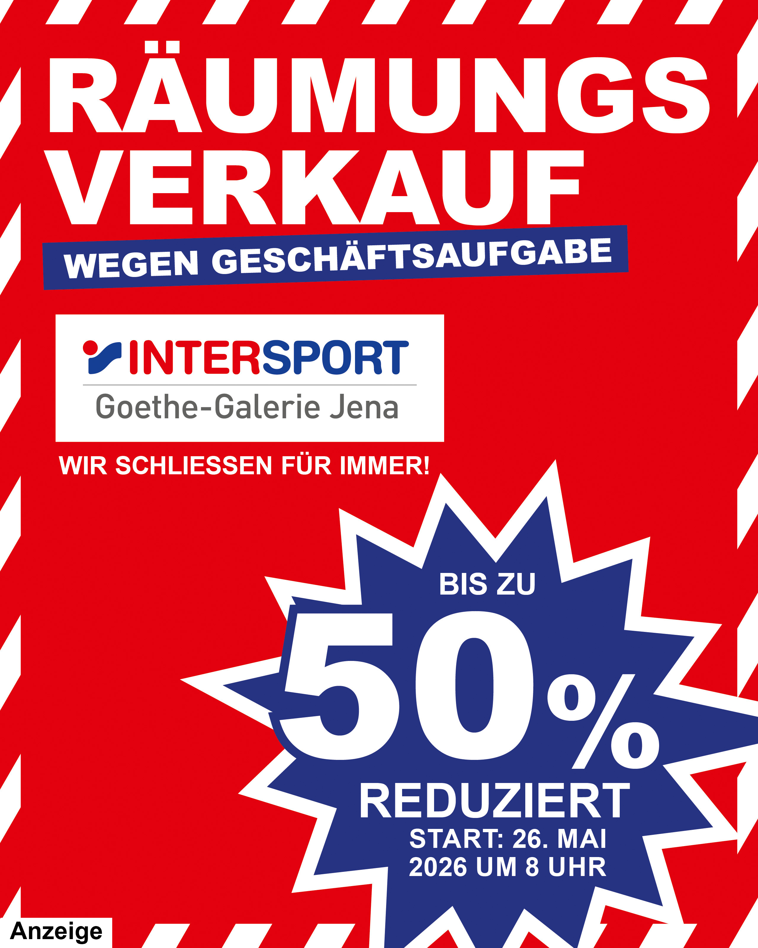 Intersport Jena - Räumungsverkauf