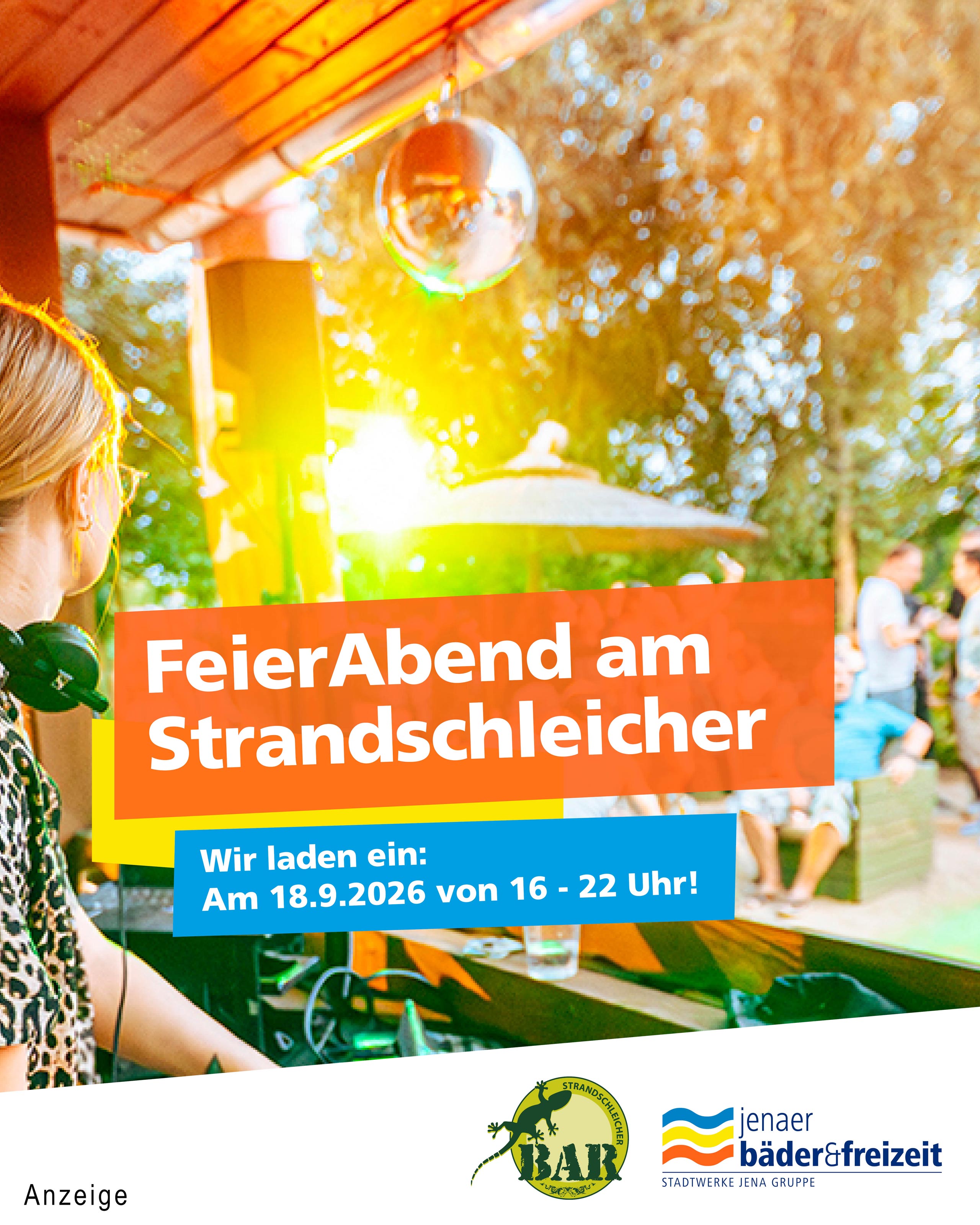 Jenaer Bäder - FeierAbend am Strandschleicher 2026