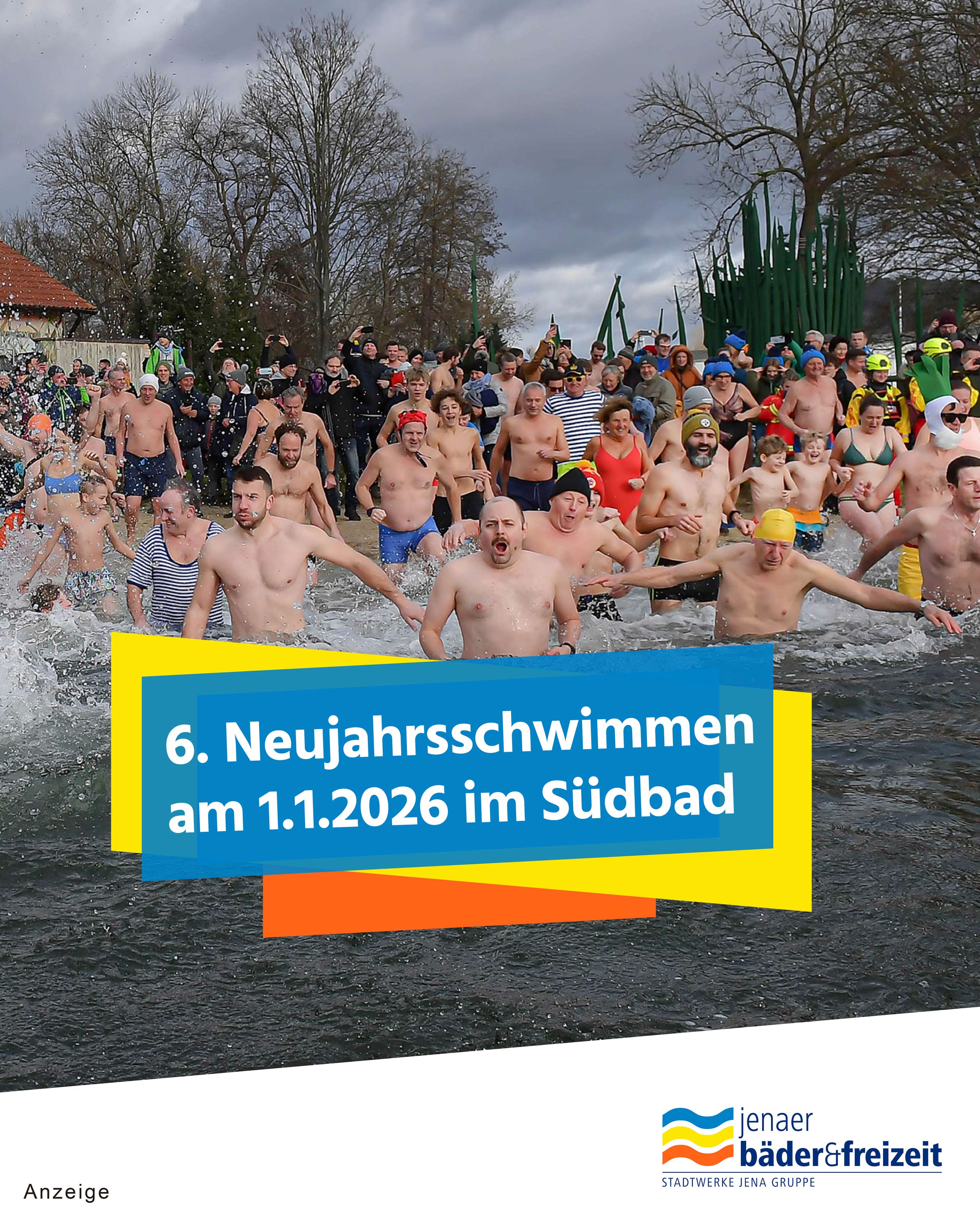 Jenaer Bäder - Neujahrsschwimmen im Südbad