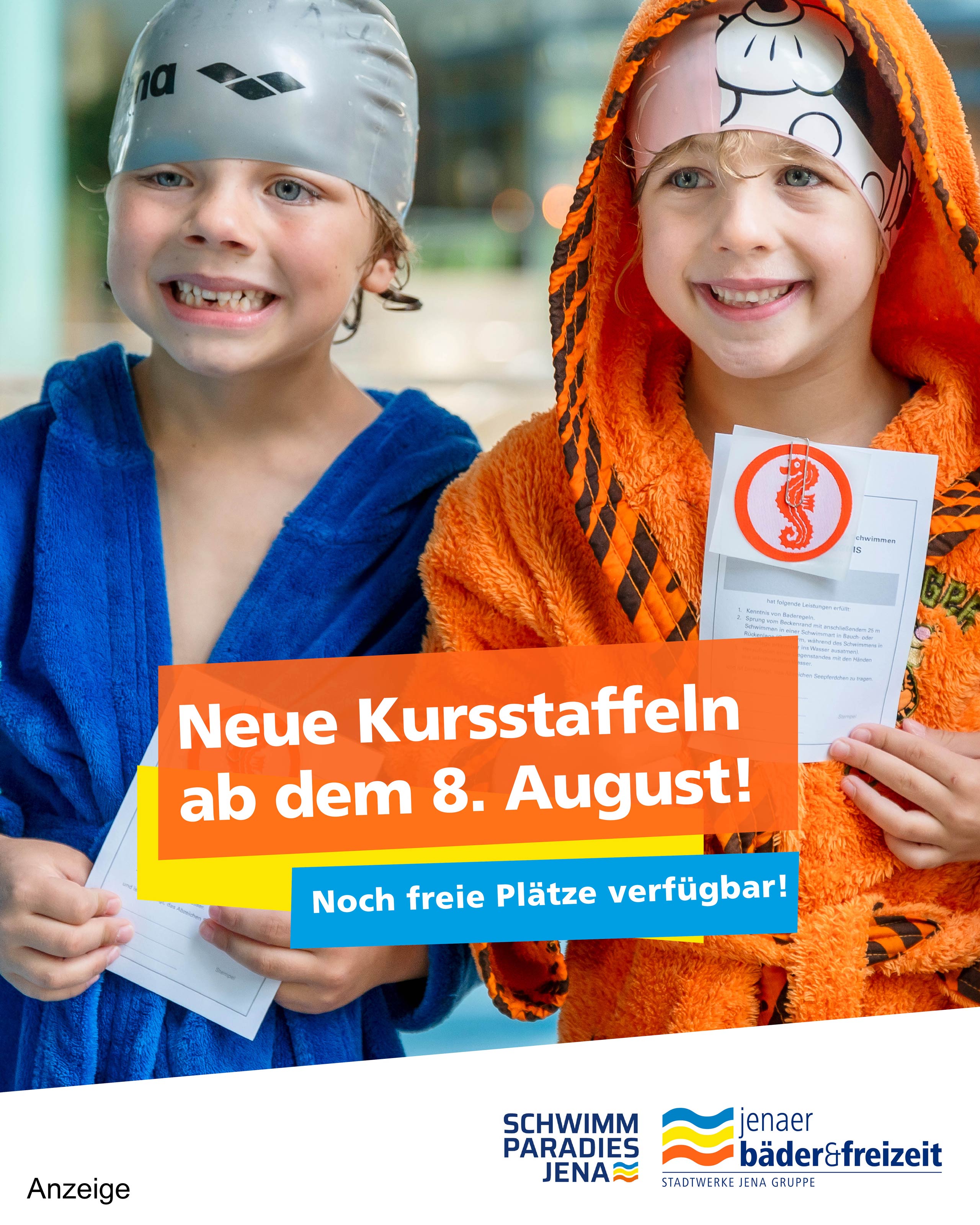 Jenaer Bäder - Seepferdchen Kurse