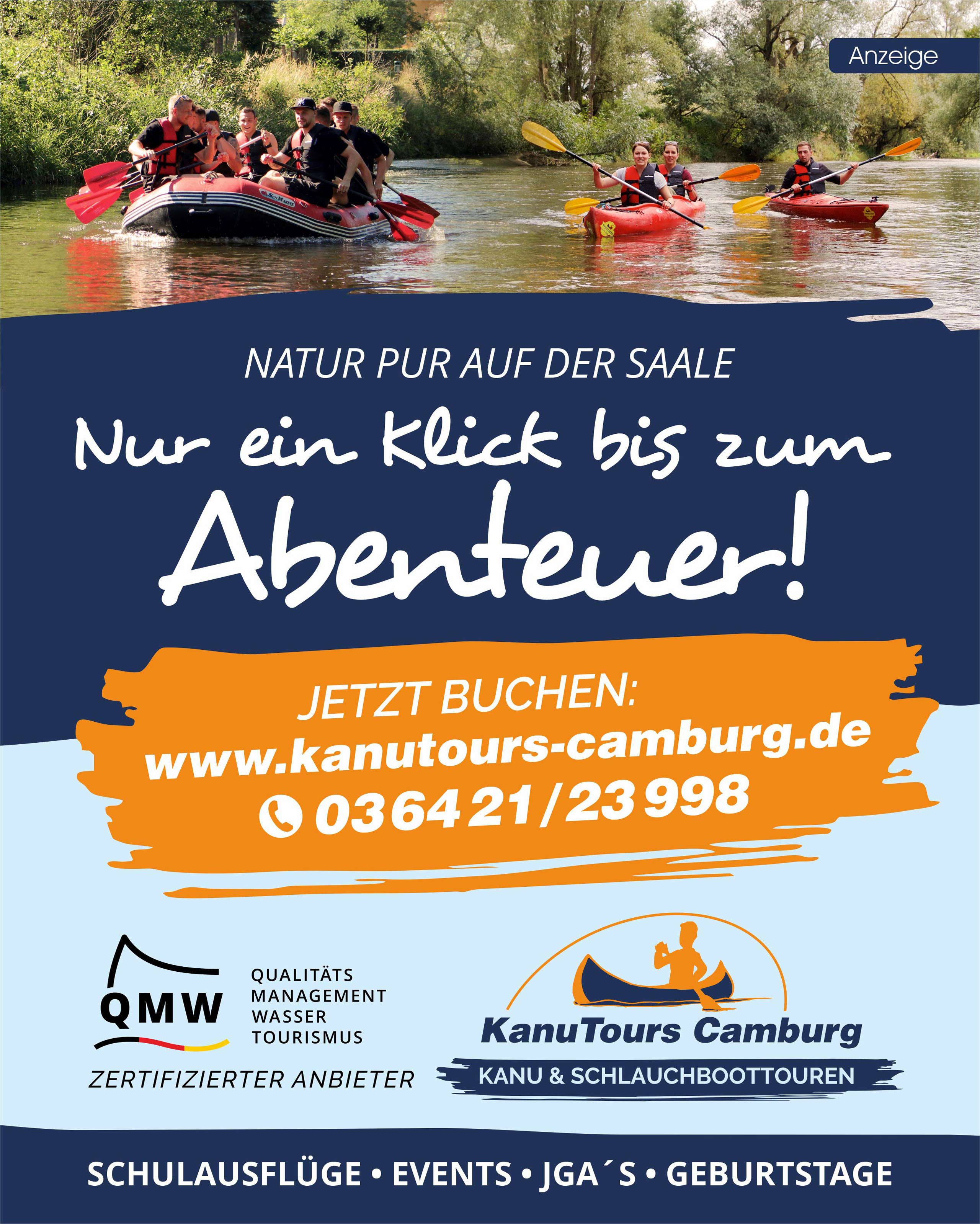 Kanutours Camburg 2026