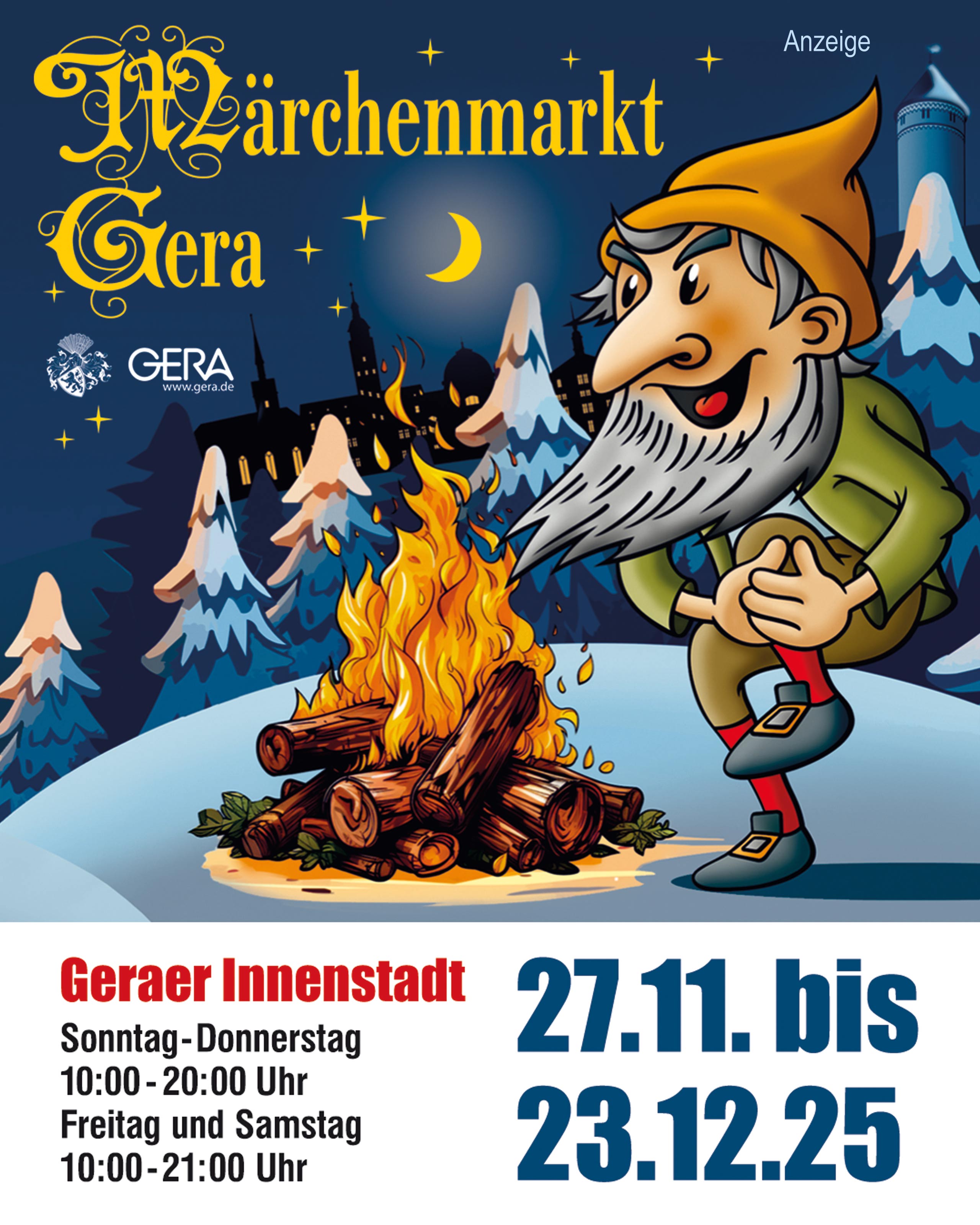 Stadt Gera - Märchenmarkt