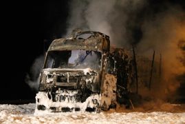 A4 Jena Sattelzug Geht In Flammen Auf 010