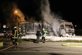 A4 Jena Sattelzug Geht In Flammen Auf 03