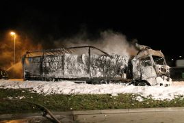 A4 Jena Sattelzug Geht In Flammen Auf 05