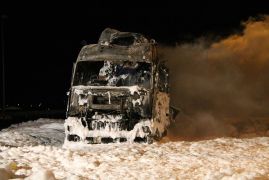 A4 Jena Sattelzug Geht In Flammen Auf 08