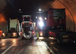 Jagdbergtunnel Jena Lkw Brennt 0002
