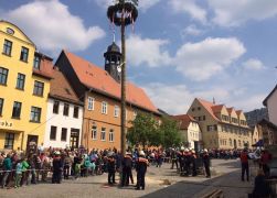 Maibaumsetzen In Lobeda Altstadt 003